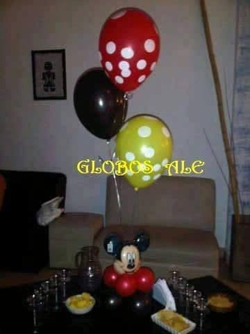 Centro De Mesa Con Globos - Decoracion - Globos Con Helio