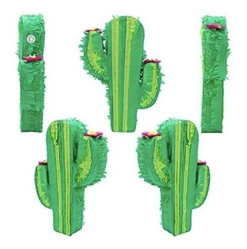 Piñata Artesanal Cactus Papel Picado Fácil De Usar