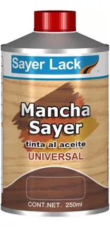 Tinta Al Aceite Madera Manchasayer 250 Ml Gris Perla