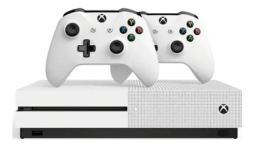 Microsoft Xbox One S 1TB Minecraft Bundle color blanco