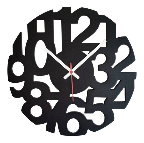 Reloj Diseño Moderno Elaborado En Mdf Pintado