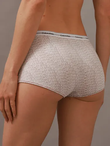 Calzón Clasico Mujer Hipster Gris Calvin Klein