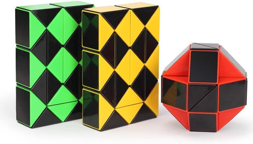 Ganowo Sensory Fidget Snake Cube Twist Magic Puzzle Toys, Ju