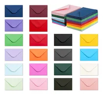 Comprar 200 Pcs Sobres Pequeños De Invitación Varios Colores 10x7cm