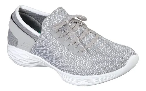 Tenis Skechers You Inspire Gris/blanco