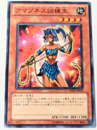 Yugioh Amazoness Trainee Ocg Waifu