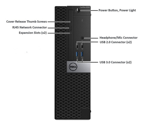 Dell Optiplex 3040 Sff | I5-6500t | 8gb Ram | 256gb Ssd | 24 (Reacondicionado)