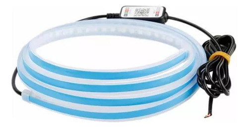Led De Capot Automotriz Drl De 150cm Luz Blanca