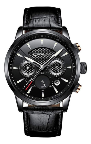 Crrju Reloj De Pulsera De Negocios Para Hombres Fecha Automá