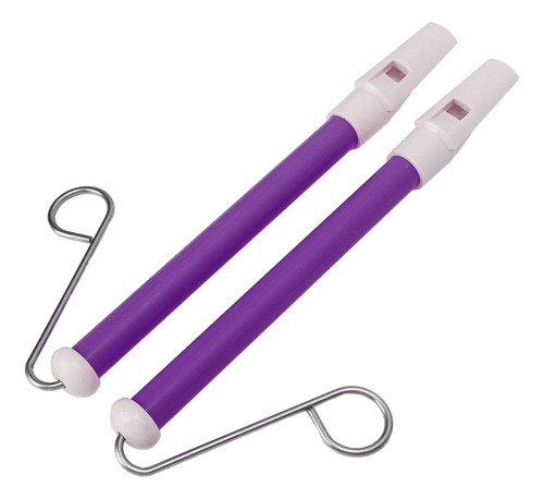 Instrumento Slide Whistle, 2 Unidades, De Metal, Seguro Y Fá