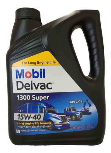 Mobil Delvac Super 1300 Ck4 15w40 1galón