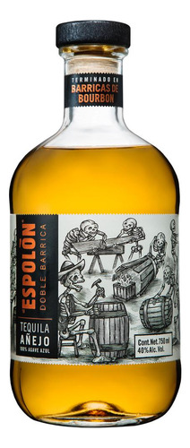 Pack De 6 Tequila Espolon Añejo 750 Ml