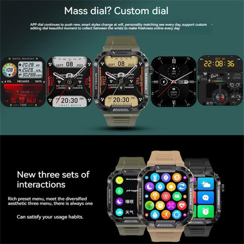 * Reloj Inteligente Hombre Smart Watch Mk66 Bluetooth Call