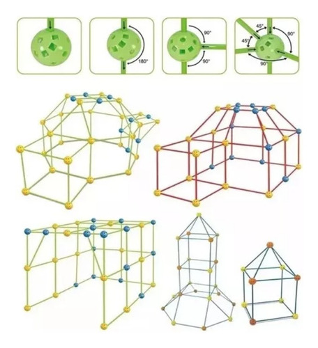 Juego De Tienda De Campaña Con Forma De Castillo Para Niños