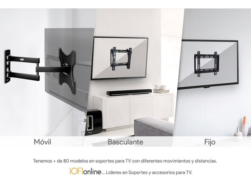 Soporte Para Led Triple Brazo Articulado 40 32 43 Economico