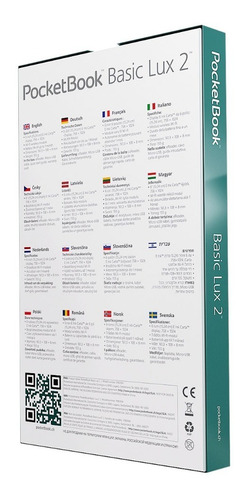 Pocketbook Basic Lux 2 Lector De Libros Electrónicos