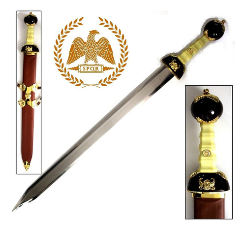 Espada Romana Gladius Emperador Gladiador De Lujo Espartaco
