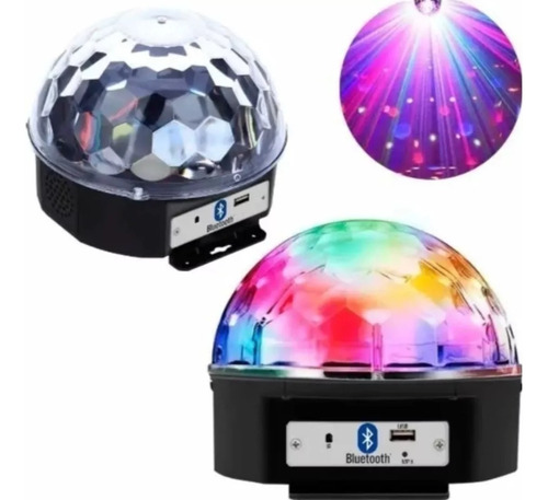 Luces Parlante Musical Bluetooth / Magic Ball Led Usb Disco