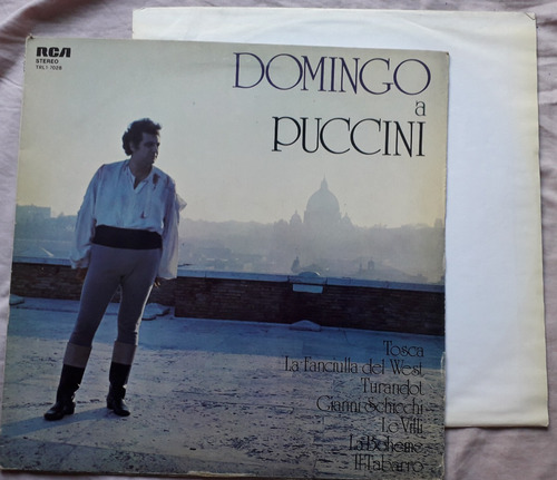 Vinilo Placido Domingo, Domingo A Puccini. Origen Italia.