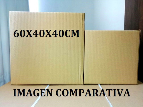 Cajas De Mudanzas Pack 05 Cajas De 60x40x40cm
