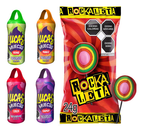 Pack Dulces Mexicanos Lucas + Rockaleta