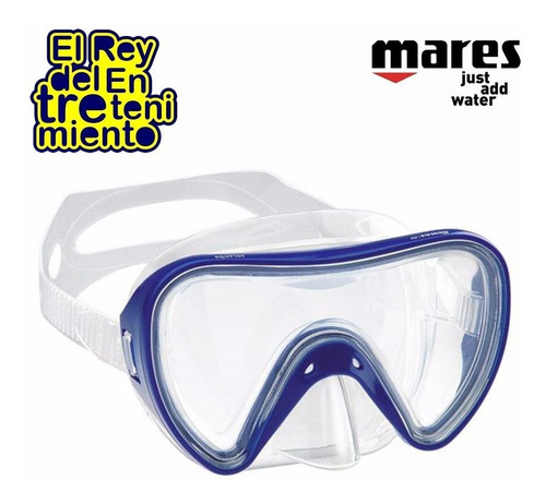 Imagen 3 de 3 de Máscara Snorkel Mares Tortuga Jr Profesional Niño - El Rey