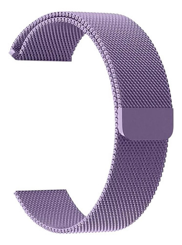 Pulseira Compatível Com Smartwatch Apple Aço Inox Magnética Cor Lavanda 42 ao 49mm