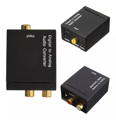 Adaptador Convertidor Audio Digital Optico A Rca Analogico – Soriega