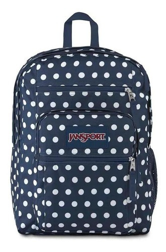 Mochila Jansport Big Student Bolas Azul Marinho 34 Litros Cor Azul-marinho