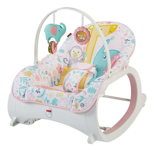 Imagen 3 de 3 de Silla mecedora para bebé Fisher-Price DTH00 blanco