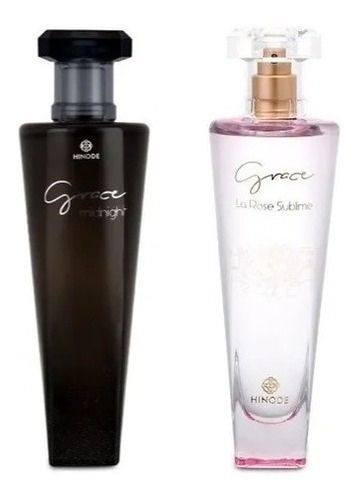 Kit Fragrâncias Grace - Midnight New + La Rose Sublime New - Originais Hinode