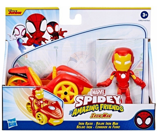 Figura Spidey And Friends - Auto Iron Man / Diverti
