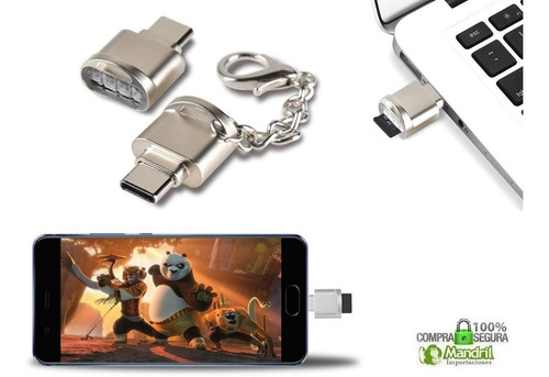 Adaptador Usb Tipo C A Micro Sd Lector Memoria Micro Sd