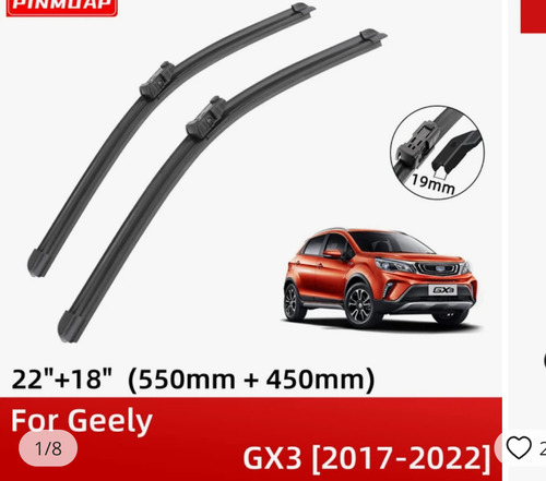 Escobillas Delanteras Geely Gx3 - Marca Líder