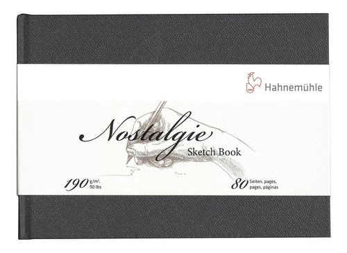 Hahnemuhle Cuaderno De Boceto Nostalgie 190g A5 Apaisado 40h