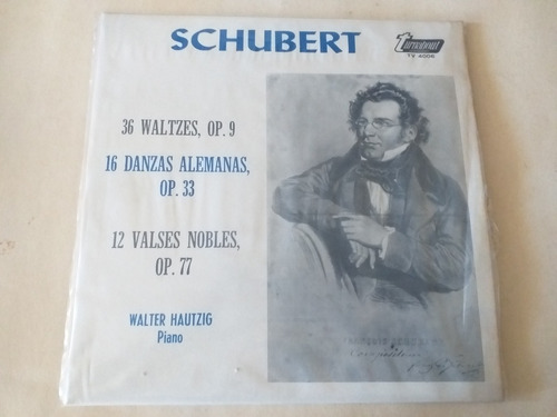 Vinilo Schubert - 36 Waltzes, Op. 9 - 16 Danzas Alemanas...