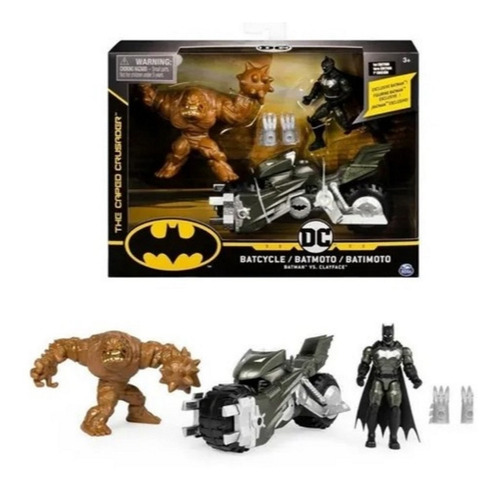 Figura Batman Batimoto Batman Vs Clayface Original Oficial