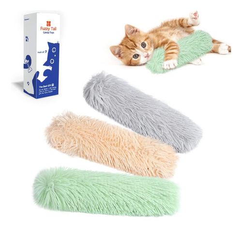 Almohadas Para Gatos Potaroma Cat Toys, Paquete De 3, Suaves
