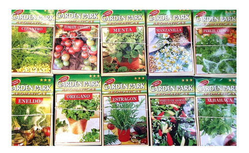 Imagen 1 de 6 de 10 Sobres De Semillas Mas De 1000 Semillas Aromatica Huerta