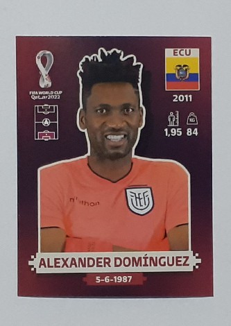 Figurita Mundial Qatar 2022 Dominguez Ecu 4 Oryx Original