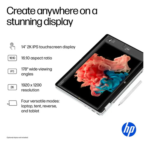 Hp Omnibook 5 Flip 2en1 14 2k Touch Core 5 8gb Ram 512gb Ssd
