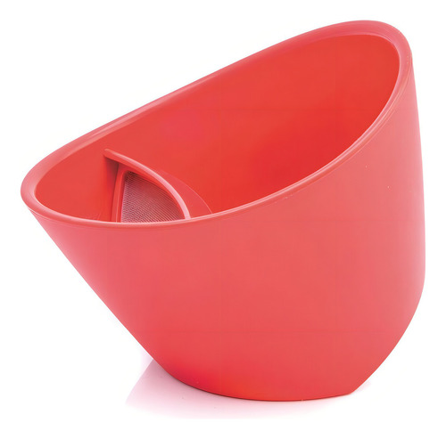 Magisso Taza Inclinable Para Té Color Rojo coral