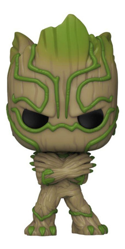 Boneco Funko Pop! Marvel 85 Anos - Groot Como Pantera Negra