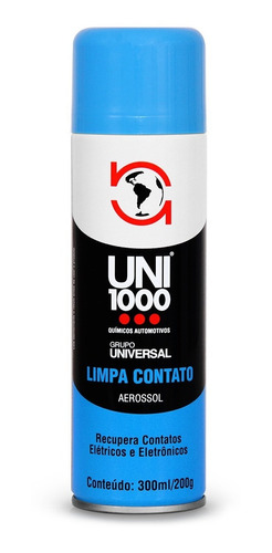 Limpa Contato Eletrônicos E Elétrico Spray 300 Ml Uni1000