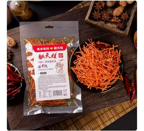 Delicia Picante China: Snack Tradicional Con Textura Mágica