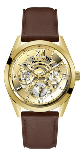 Reloj Para Caballero Guess Delta Gw0051g1 Negro / Plata
