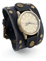 Comprar Kvkystore Reloj Pulsera Cuero Genuino Unisex Vintage 115