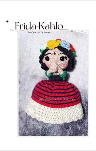 Muñeca Reversible Tejida A Crochet Frida Kahlo Muñeca Reversible Frida Kahlo
