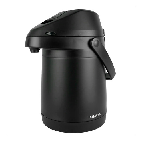 Garrafa Térmica Em Aço Inox 2,5 Litros Preta - Chacal