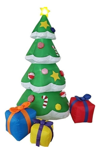 Luz De Pino De Navidad Led Inflable Al Aire Libre Gift